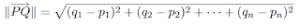 Jarak Antara Dua Vektor
